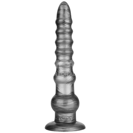 Lovetoy Vibrax Slider 12.5 Inch Vibrating Dildo - Grey
