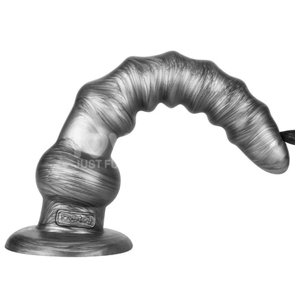 Lovetoy Vibrax Slider 12.5 Inch Vibrating Dildo - Grey