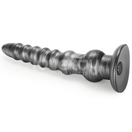 Lovetoy Vibrax Slider 12.5 Inch Vibrating Dildo - Grey