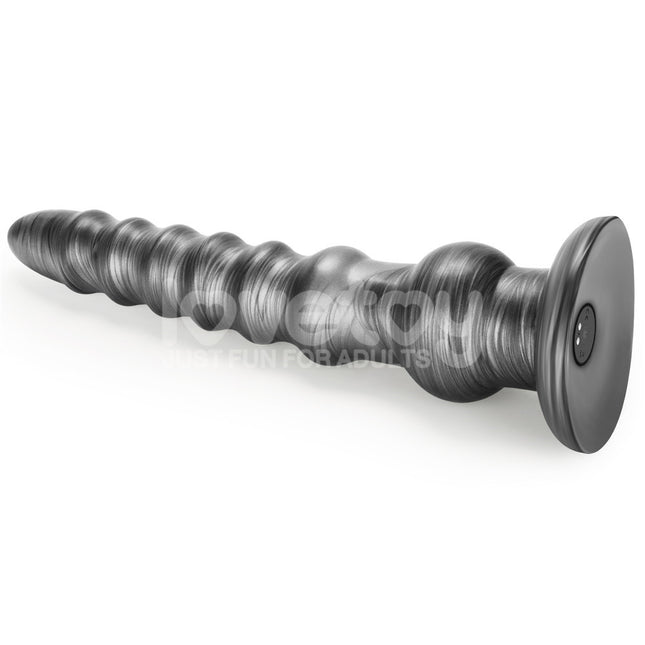 Lovetoy Vibrax Slider 12.5 Inch Vibrating Dildo - Grey