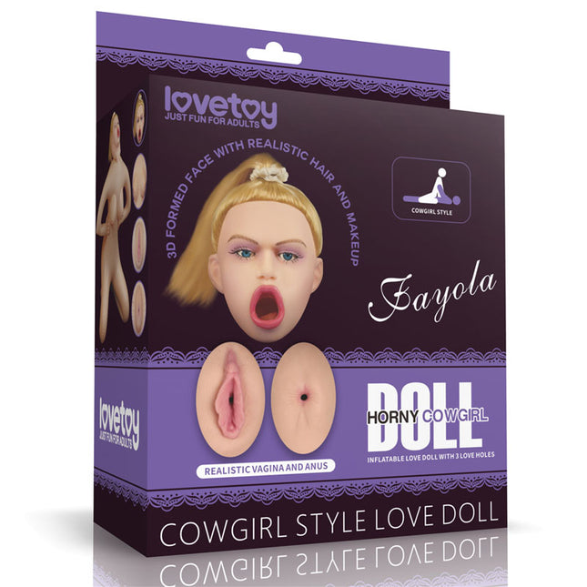 Fayola Horny Cowgirl - Inflatable Love Doll Box