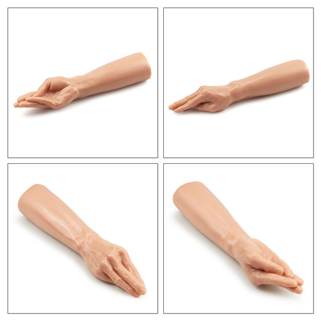 4 Image Diagram of King Sized 13.5'' Realistic Magic Hand Dildo