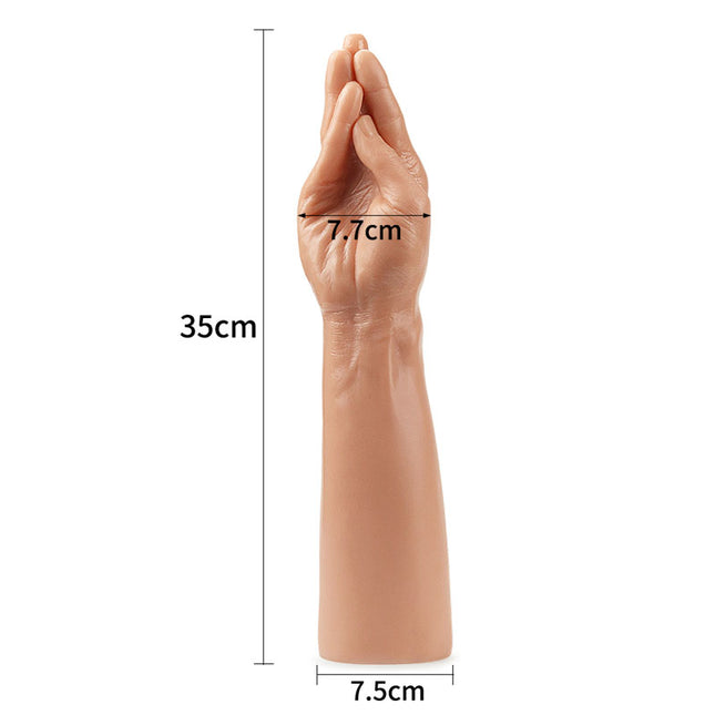 Sizing Chart of 35cm King Sized 13.5'' Realistic Magic Hand Dildo