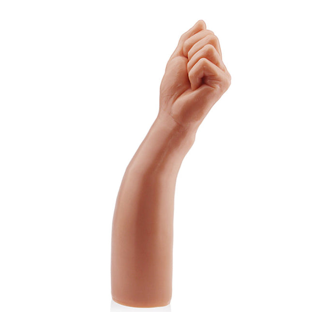Curved King Sized 12'' Realistic Bitch Fist Dildo