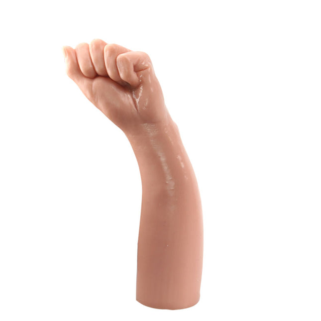 Curved Side Angle King Sized 12'' Realistic Bitch Fist Dildo