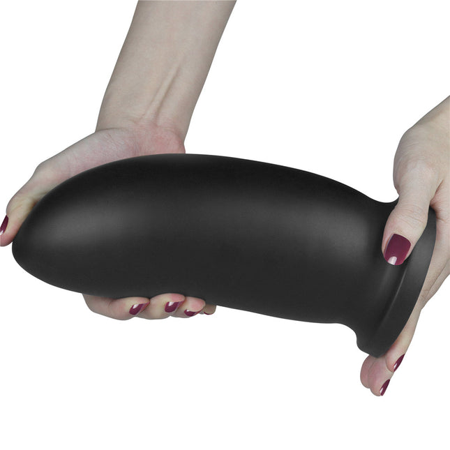 King Sized Anal Bomber - Black 9 Inch Mega Anal Plug