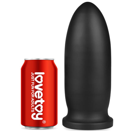 King Sized Anal Bomber - Black 9 Inch Mega Anal Plug