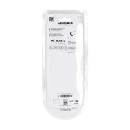 LEVELZ Wide O Silicone Cock Ring Set of 3 - L/XL/2X - Black Cock Rings