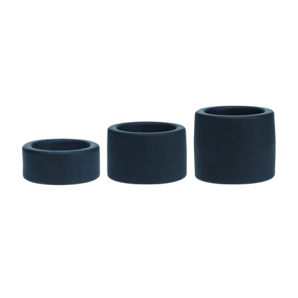 LEVELZ Liquid Silicone Ball Strap Set of 3 - Black