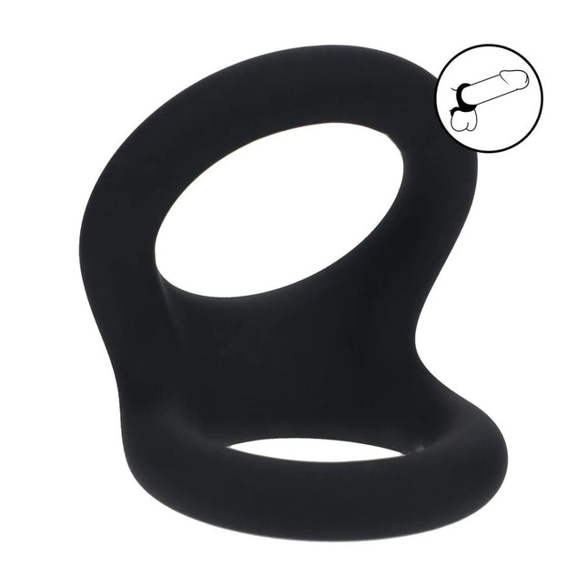 LEVELZ Double O Silicone Cock Ring - Black