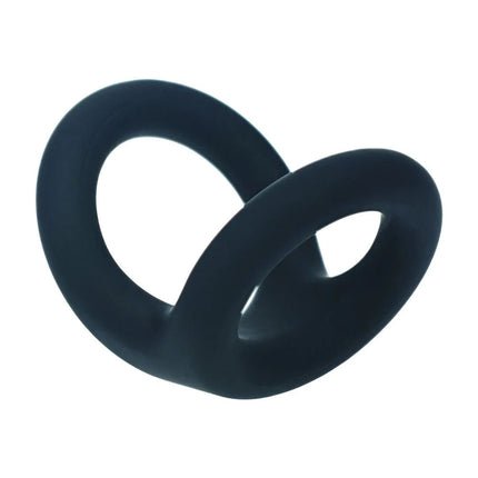 LEVELZ Double O Silicone Cock Ring - Black