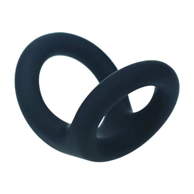 LEVELZ Double O Silicone Cock Ring - Black
