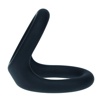 LEVELZ Double O Large Silicone Cock Ring - Black