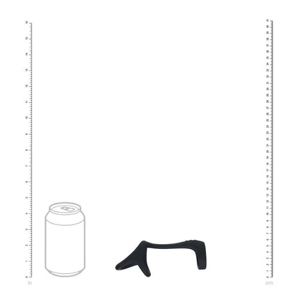 LEVELZ Tri O Silicone Shaft Cock & Ball Ring - Black