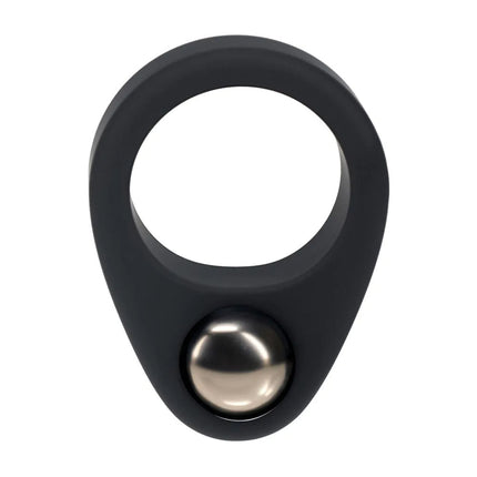 LEVELZ Single Weighted Ball Cock Ring - Black
