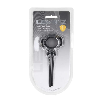 LEVELZ Wide Detachable Lasso Cock Ring - Black