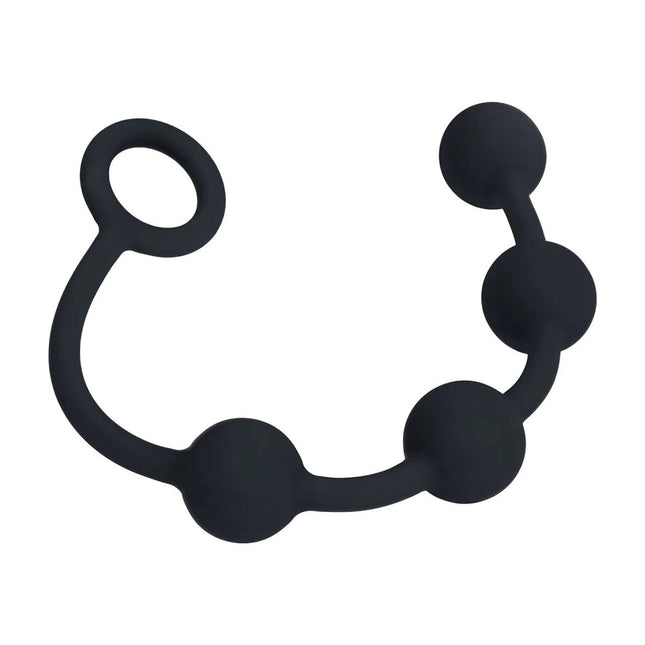 LEVELZ Round Silicone Small Anal Balls - Black