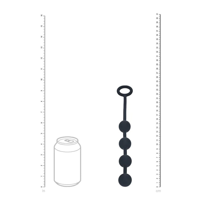 LEVELZ Round Silicone Small Anal Balls - Black