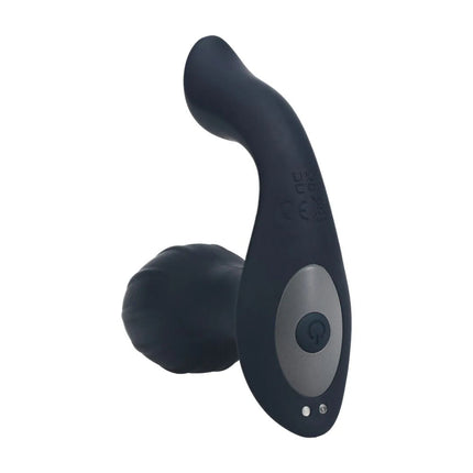 LEVELZ Vibrating & Rotating Anal Plug with Ball Stimulator - Black