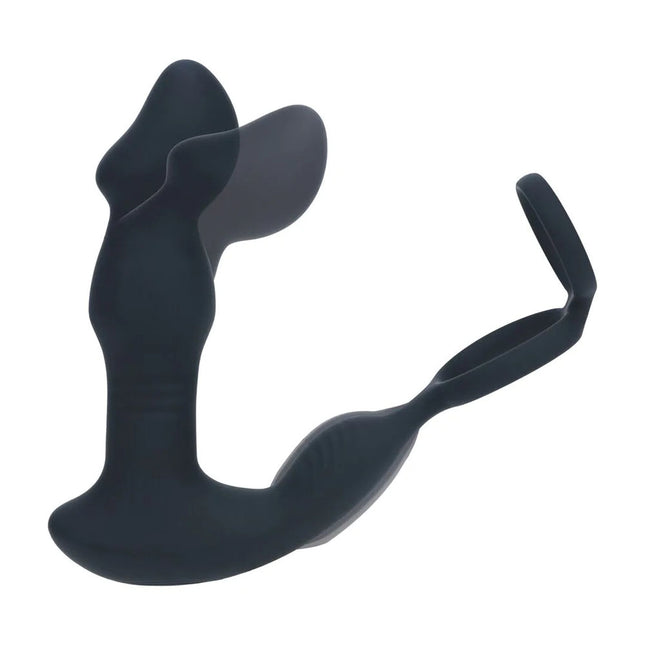 LEVELZ Remote Controlled Prostate Stimulator with Cock Ring - Black