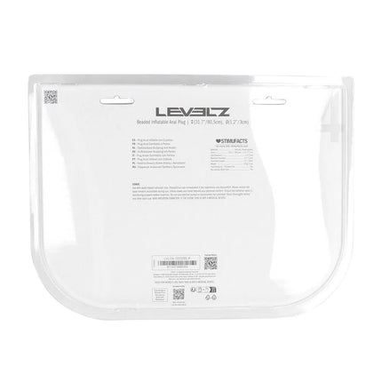 LEVELZ Beaded Inflatable Anal Plug - Black