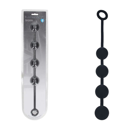 LEVELZ Round Silicone Large Anal Balls 40mm - Black