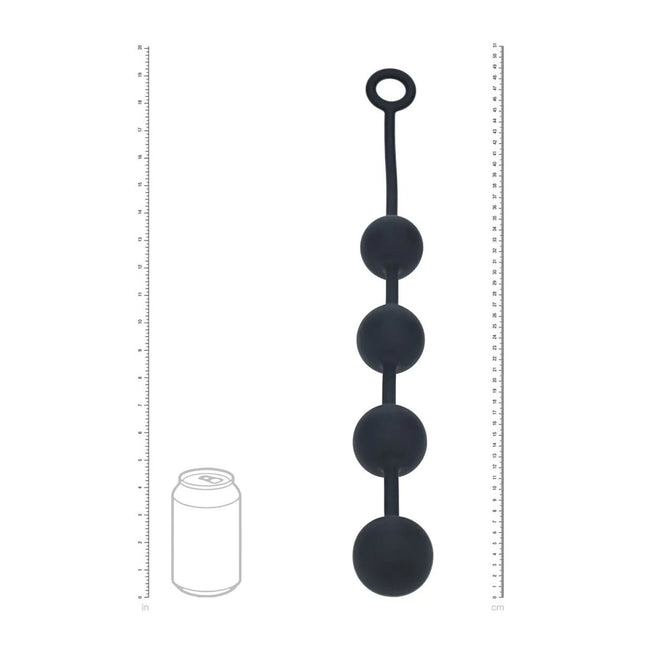 LEVELZ Round Anal Balls XL 50mm - Black