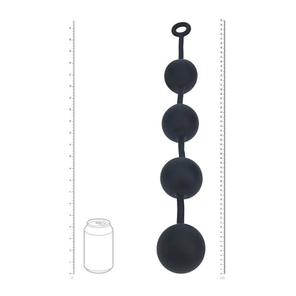 LEVELZ Round Anal Balls XXL 60mm - Black