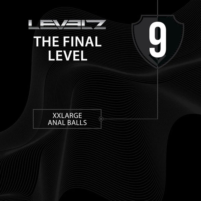 LEVELZ Round Anal Balls XXL 60mm - Black