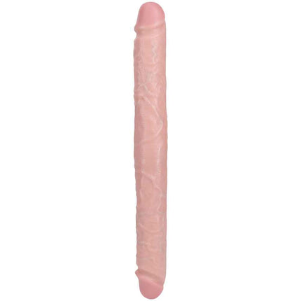 Large REALROCK 16 Inch Thick Double Dildo - Flesh