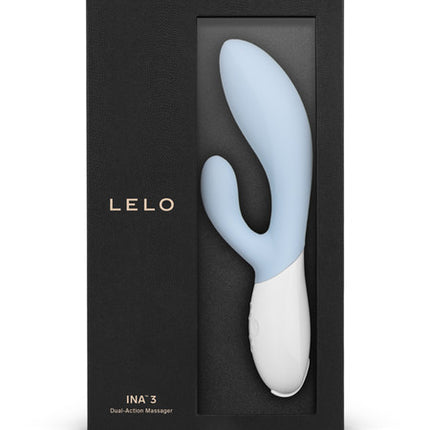 Lelo Ina 3 Seafoam Rabbit Vibrator Case