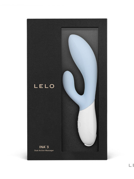 Lelo Ina 3 Seafoam Rabbit Vibrator Case