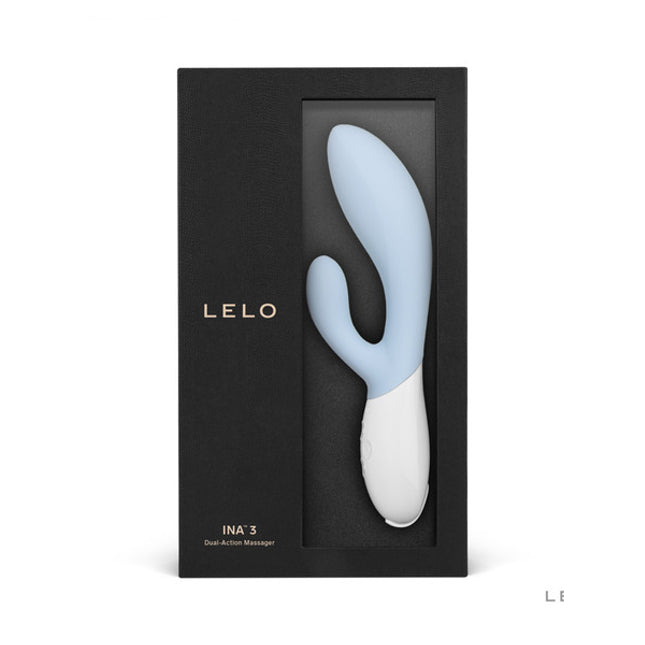 Lelo Ina 3 Seafoam Rabbit Vibrator Case