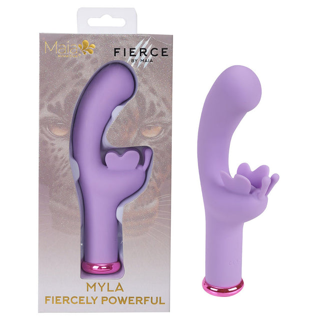Maia MYLA - Lavender 15.9 cm USB Rechargeable Butterfly Vibrator