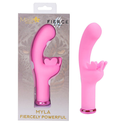 Maia MYLA - Pink 15.9 cm USB Rechargeable Butterfly Vibrator