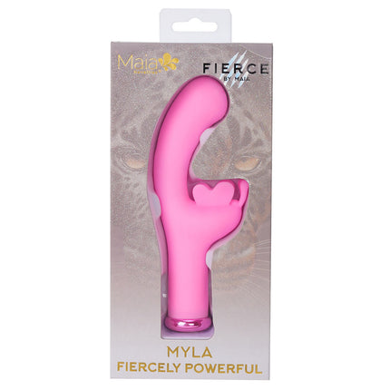 Maia MYLA - Pink 15.9 cm USB Rechargeable Butterfly Vibrator