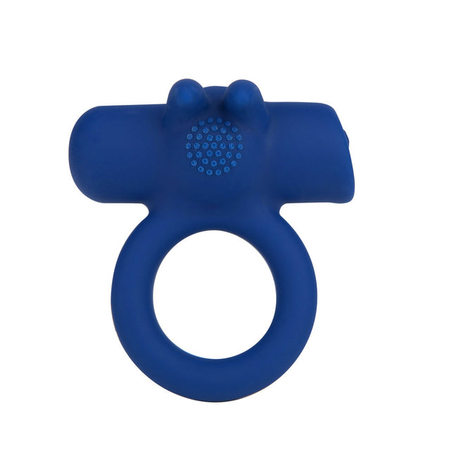 Maia HUXLEY Blue Strong Vibrating Cock Ring