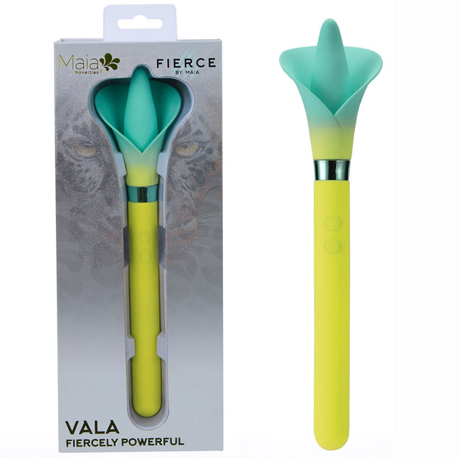 Maia Vala Fiercely Powerful Green Flower Vibrator