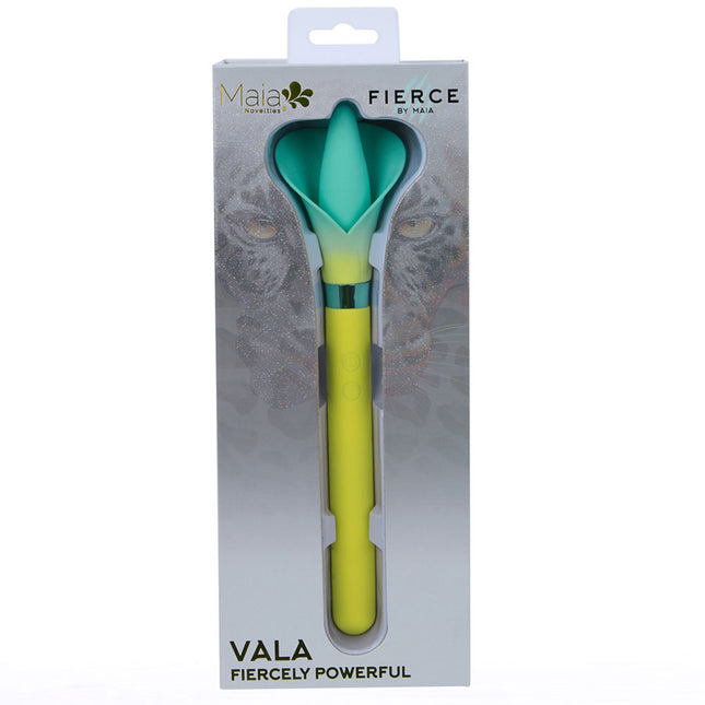 Maia Vala Fiercely Powerful Green Flower Vibrator