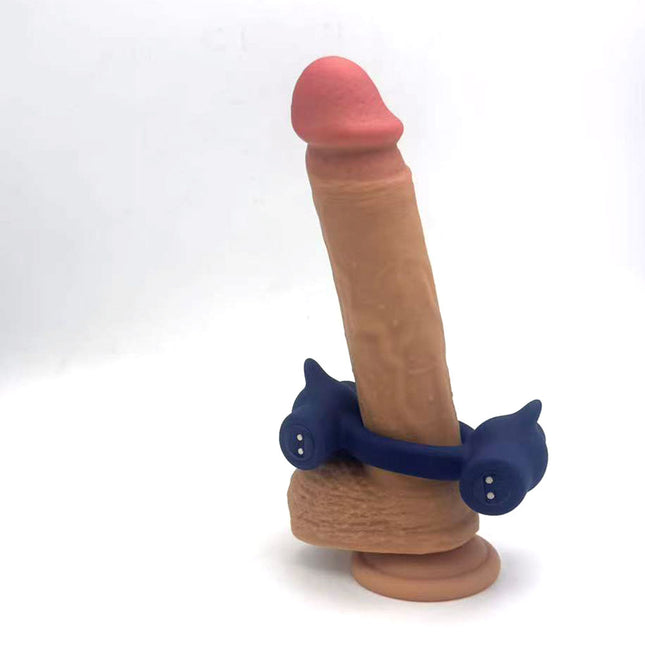 Maia RONAN - Blue Dual Vibrating Cock Ring