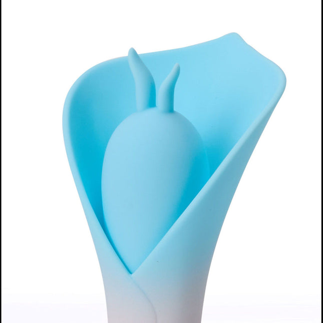 Maia Mina Fiercely Powerful Blue Fluttering Flower Vibrator