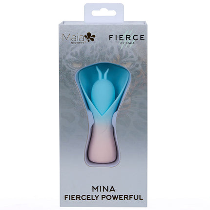 Maia Mina Fiercely Powerful Blue Fluttering Flower Vibrator