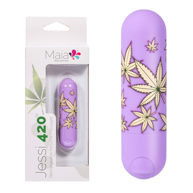 Maia Jessi 420 Violet 7.6cm Bullet Vibrator
