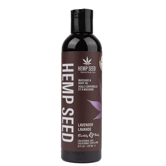 Hemp Seed Massage & Body Oil Lavender 237ml