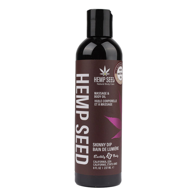 Hemp Seed Massage Oil Skinny Dip (Vanilla & Fairy Floss) 237ml