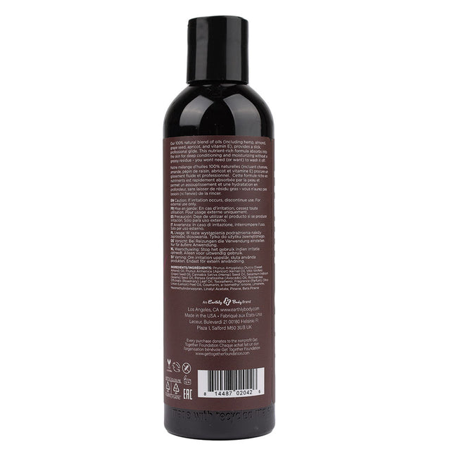 Hemp Seed Massage Oil Skinny Dip (Vanilla & Fairy Floss) 237ml Ingredients