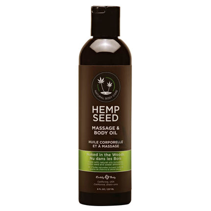 Hemp Seed Massage Oil Naked In The Woods 237ml