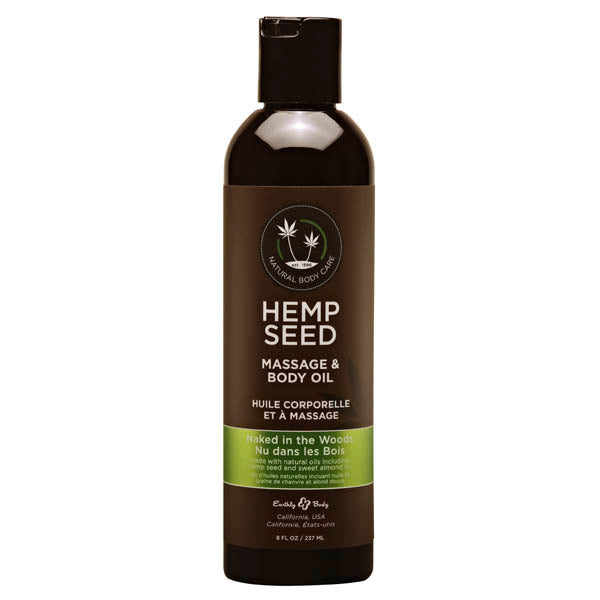 Hemp Seed Massage Oil Naked In The Woods 237ml