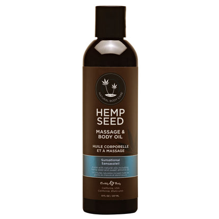 Hemp Seed Massage Oil Sunsational 237ml