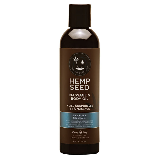 Hemp Seed Massage Oil Sunsational 237ml